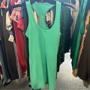 Lululemon Athletica Green and Pink Tank Tops